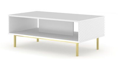 Журнальный стол на ножках Ravenna C 90x60 белый Bim Furniture BIM0341 фото - bimfurniture.com.ua