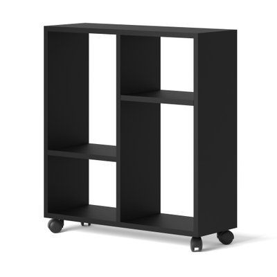 Журнальный стол на колесиках Trasco 2 черный Bim Furniture BIM0451 фото - bimfurniture.com.ua