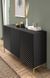 Комод чотирьохдверний SURF 3D 150 чорний Bim Furniture BIM0148 фото 3 - bimfurniture.com.ua