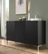 Комод чотирьохдверний SURF 3D 150 чорний Bim Furniture BIM0148 фото 4 - bimfurniture.com.ua