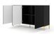 Комод чотирьохдверний SURF 3D 150 чорний Bim Furniture BIM0148 фото 2 - bimfurniture.com.ua