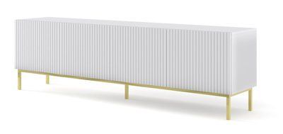 Тумба под телевизор четырехдверная Ravenna B 200 4D белая Bim Furniture BIM0237 фото - bimfurniture.com.ua