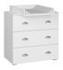 Комод Mia з столиком білий Bim Furniture BIM0460 фото 1 - bimfurniture.com.ua