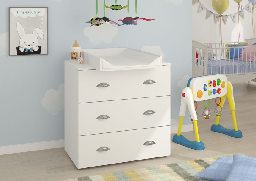 Комод Mia з столиком білий Bim Furniture BIM0460 фото - bimfurniture.com.ua