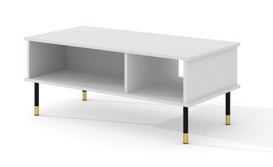 Журнальный стол на ножках Sherwood 4D 110x55 белый Bim Furniture BIM0102 фото - bimfurniture.com.ua
