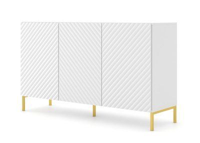 Комод чотирьохдверний SURF 3D 150 золотий Bim Furniture BIM0150 фото - bimfurniture.com.ua
