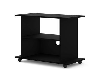 Тумба под телевизор на колесиках Yogi черная Bim Furniture BIM0352 фото - bimfurniture.com.ua