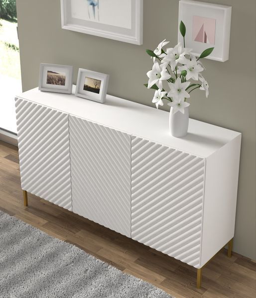 Комод четырехдверный SURF 3D 150 золотой Bim Furniture BIM0150 фото - bimfurniture.com.ua
