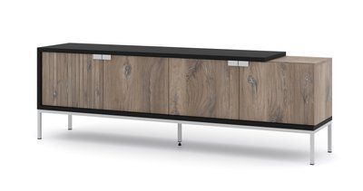 Тумба ТВ чотиридверна на ніжках у вітальню Toledo 200 4D DAB FLAGSTAFF Bim Furniture BIM0009 фото - bimfurniture.com.ua