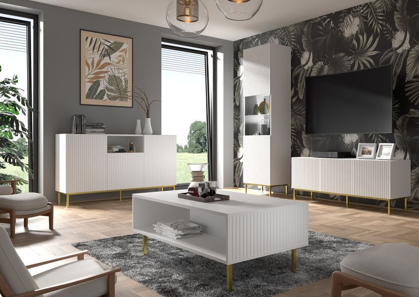 Комод у вітальню Ravenna B 150 2D3S білий Bim Furniture BIM0001 фото - bimfurniture.com.ua