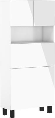 Тумба Homi для офиса глянцевая белая Bim Furniture BIM0463 фото - bimfurniture.com.ua