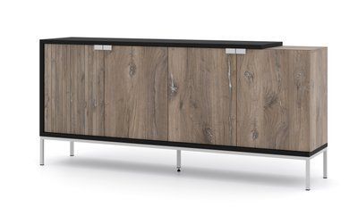 Комод чотирьохдверний у вітальню Toledo 190 4D на ніжках DAB FLAGSTAFF Bim Furniture BIM0010 фото - bimfurniture.com.ua