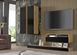 Пенал навесной в гостиную Duo 150 дуб артизан / черный Bim Furniture BIM0105 фото 7 - bimfurniture.com.ua