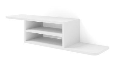 Навісна полиця під телевізор Dedal 90 біла Bim Furniture BIM0431 фото - bimfurniture.com.ua