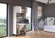Тумба Homi для офиса глянцевая дуб сонома / белая Bim Furniture BIM0465 фото 5 - bimfurniture.com.ua