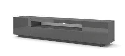 Тумба под телевизор в гостиную Aura 200 графіт Bim Furniture BIM0392 фото - bimfurniture.com.ua