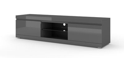 Тумба под телевизор в гостиную Net 180 серая Bim Furniture BIM0358 фото - bimfurniture.com.ua