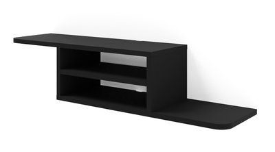 Навісна полиця під телевізор Dedal 90 чорна Bim Furniture BIM0432 фото - bimfurniture.com.ua