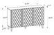 Комод трехдверный на ножках Diuna 145 KOM3D белый, глянцевые фасады Bim Furniture BIM0061 фото 3 - bimfurniture.com.ua