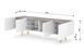 Тумба під телевізор Space 180 4D біла Bim Furniture BIM0501 фото 3 - bimfurniture.com.ua