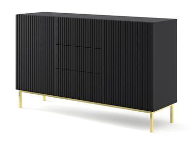 Комод у вітальню Ravenna B 150 2D3S чорний Bim Furniture BIM0005 фото - bimfurniture.com.ua