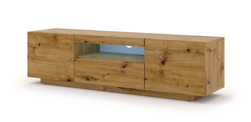 Тумба под телевизор AURA 150 дуб артизанBim Furniture BIM0364 фото - bimfurniture.com.ua