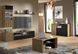 Вітрина навісна у вітальню Auris 1D дуб артизан / чорний Bim Furniture BIM0068 фото 4 - bimfurniture.com.ua