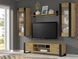 Полиця навісна Mondi 125 дуб артизан Bim Furniture BIM0115 фото 4 - bimfurniture.com.ua