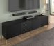 Тумба ТВ на ножках SURF 4D 200 черная Bim Furniture BIM0164 фото 4 - bimfurniture.com.ua