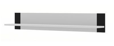 Полиця навісна Mondi 125 біла Bim Furniture BIM01119 фото - bimfurniture.com.ua