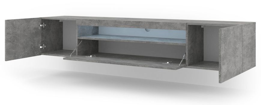 Тумба под телевизор в гостиную Aura 200 бетон Bim Furniture BIM0384 фото - bimfurniture.com.ua