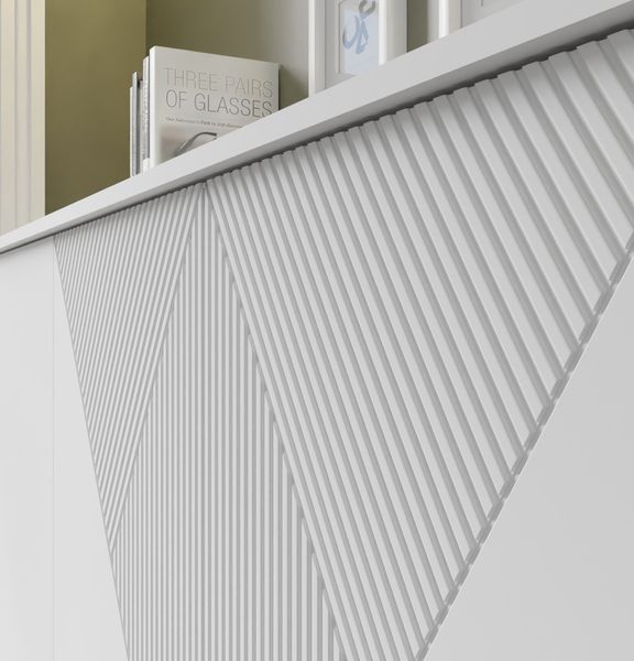 Комод четырехдверный на ножках Woody 4D 180 белый Bim Furniture BIM0121 фото - bimfurniture.com.ua