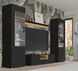 Тумба под телевизор напольная Anette 151 черный/дуб артизан Bim Furniture BIM0026 фото 5 - bimfurniture.com.ua