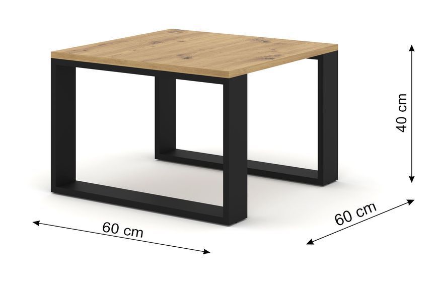 Комплект журнальних столиків у вітальню Nuka M дуб артизан Bim Furniture BIM0207 фото - bimfurniture.com.ua