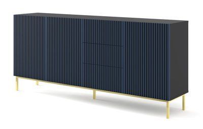 Комод у вітальню Ravenna F Cabinet 200 3D3S синій Bim Furniture BIM0334 фото - bimfurniture.com.ua