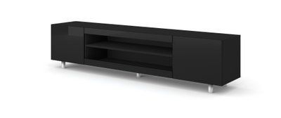 Тумба под телевизор в гостиную Kate черная Bim Furniture BIM0307 фото - bimfurniture.com.ua
