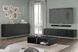 Комод четырехдверный с фрезерованными фасадами WAVE 4D 200 черный Bim Furniture BIM0173 фото 5 - bimfurniture.com.ua