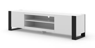 Тумба TV двохдверна Mondi 188 біла Bim Furniture BIM0127 фото - bimfurniture.com.ua