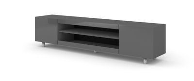 Тумба под телевизор в гостиную Kate графит Bim Furniture BIM0309 фото - bimfurniture.com.ua