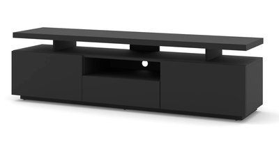 Тумба під телевізор у вітальню Adam 180 чорна Bim Furniture BIM0407 фото - bimfurniture.com.ua