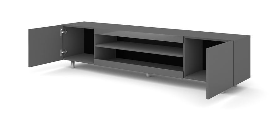 Тумба под телевизор в гостиную Kate графит Bim Furniture BIM0309 фото - bimfurniture.com.ua