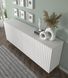 Комод чотирьохдверний з фрезированими фасадами WAVE 4D 200 білий Bim Furniture BIM0176 фото 4 - bimfurniture.com.ua