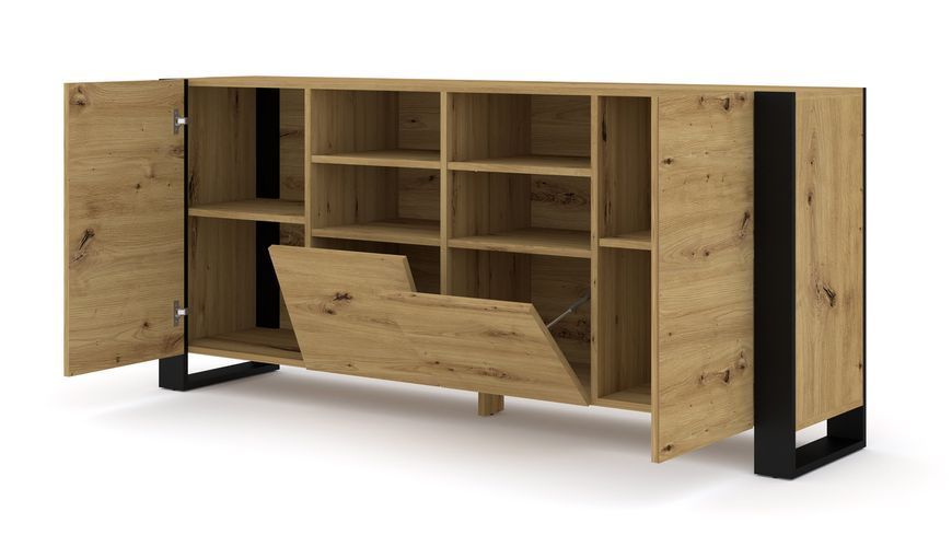Комод трехдверный Mondi 188 2D2K дуб артизан Bim Furniture BIM0131 фото - bimfurniture.com.ua