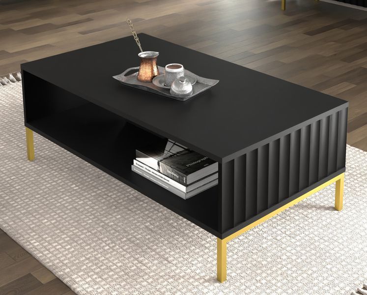 Журнальний стіл у вітальню WAVE чорний Bim Furniture BIM0179 фото - bimfurniture.com.ua