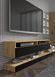 Тумба під телевізор Duo 160 дуб артизан / чорний Bim Furniture BIM0088 фото 4 - bimfurniture.com.ua