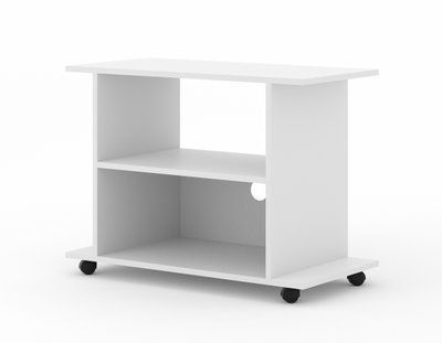 Тумба под телевизор на колесиках Yogi белая Bim Furniture BIM0345 фото - bimfurniture.com.ua