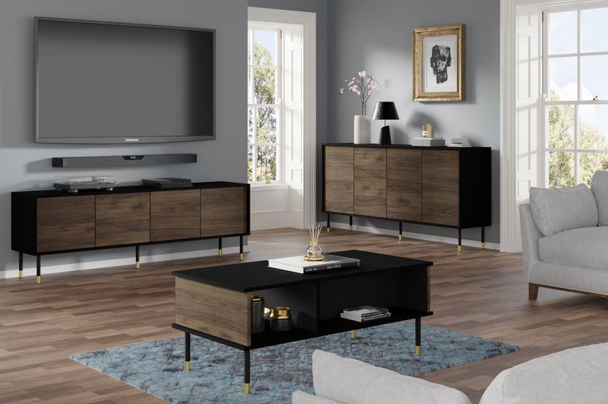 Тумба TV чотирьохдверна Sherwood 4D 180 дуб катанія Bim Furniture BIM0090 фото - bimfurniture.com.ua