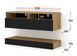 Тумба під телевізор Duo 100 дуб артизан / чорний Bim Furniture BIM0096 фото 3 - bimfurniture.com.ua
