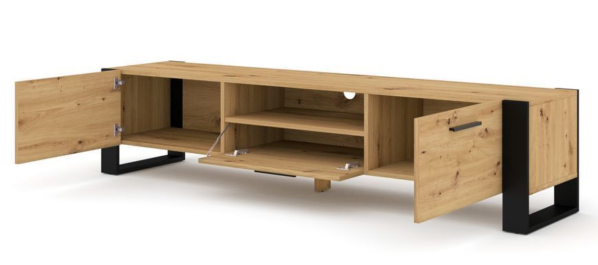 Тумба TV трьохдверна Nuka 200 дуб артизан Bim Furniture BIM0194 фото - bimfurniture.com.ua