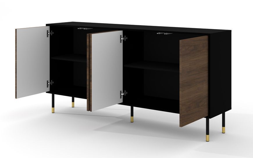 Комод чотирьохдверний на ніжках Sherwood 4D 180 дуб катанія Bim Furniture BIM0098 фото - bimfurniture.com.ua